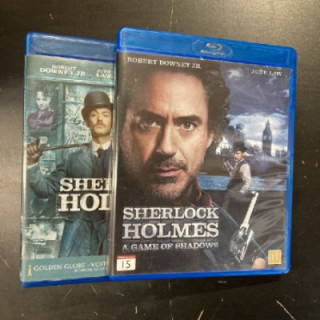 Sherlock Holmes / Sherlock Holmes - A Game Of Shadows Blu-ray (M-/M-) -toiminta-