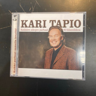 Kari Tapio - Kaikkien aikojen parhaat (40 klassikkoa) 2CD (VG+-M-/M-) -iskelmä-