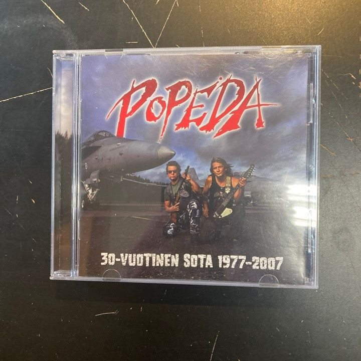 Popeda - 30-vuotinen sota 1977-2007 CD (M-/VG+) -hard rock-