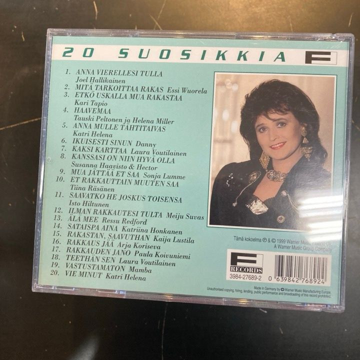 V/A - 20 suosikkia (Kauneimmat rakkauslaulut 3) CD (VG+/VG+)