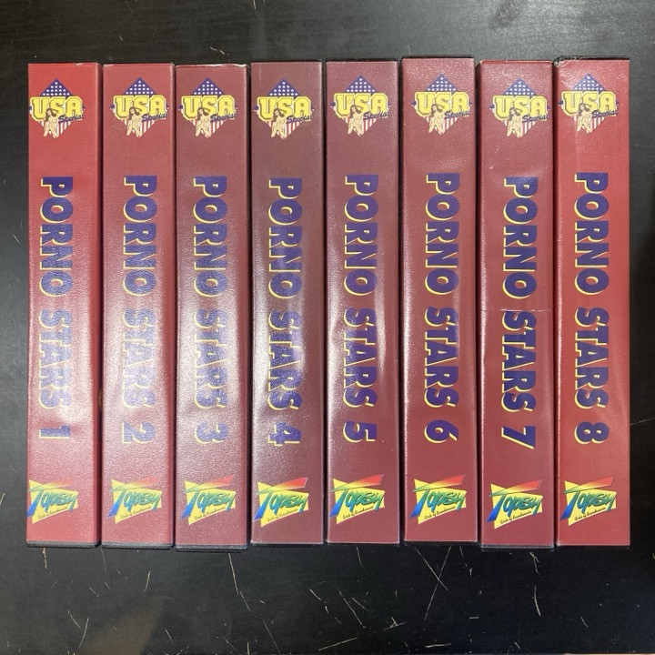 Porno Stars USA Special 1-8 8xVHS (VG+/M-) -aikuisviihde-