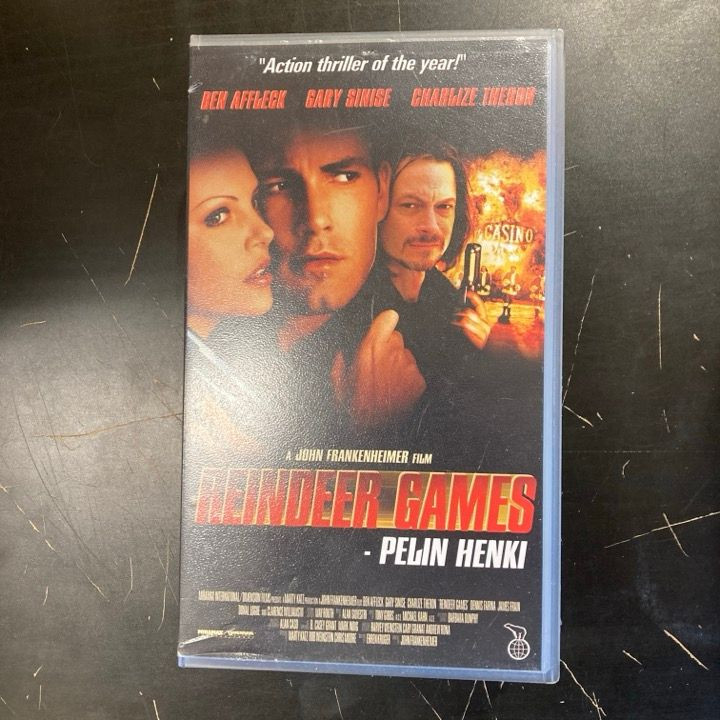 Reindeer Games - pelin henki VHS (VG+/M-) -toiminta/jännitys-