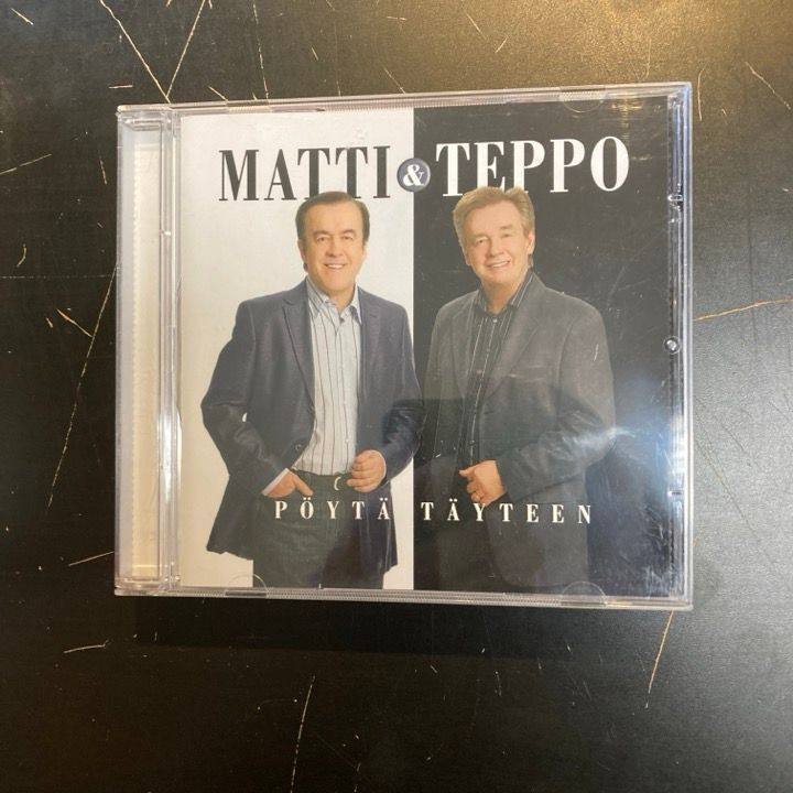 Matti ja Teppo - Pöytä täyteen CD (M-/VG+) -iskelmä-