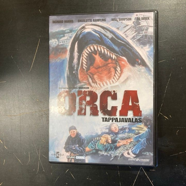 Orca - tappajavalas DVD (VG+/M-) -jännitys-