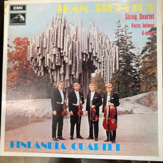 Finlandia Quartet - Sibelius: String Quartet Voces Intimae D-Minor (FIN/1970) LP (VG+/VG+) -klassinen-