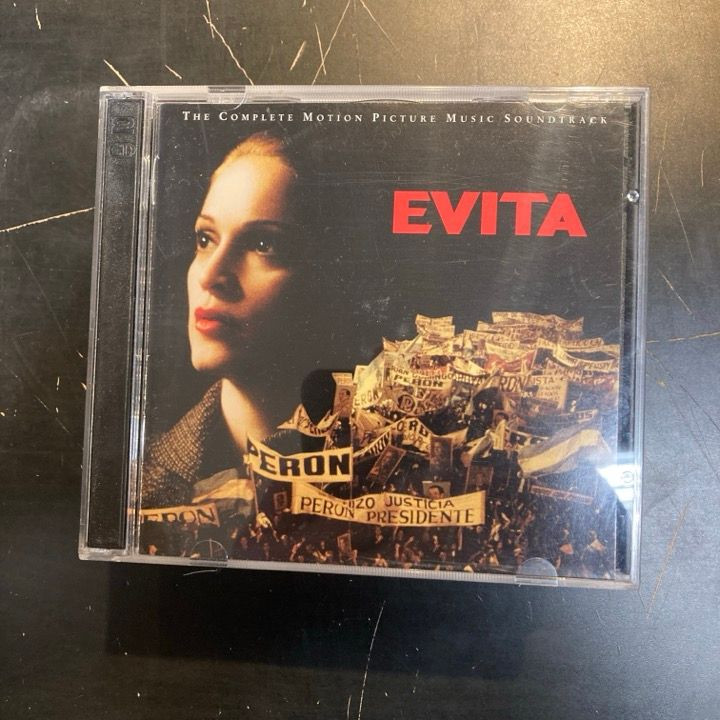 Evita - The Soundtrack 2CD (VG-VG+/M-) -soundtrack-