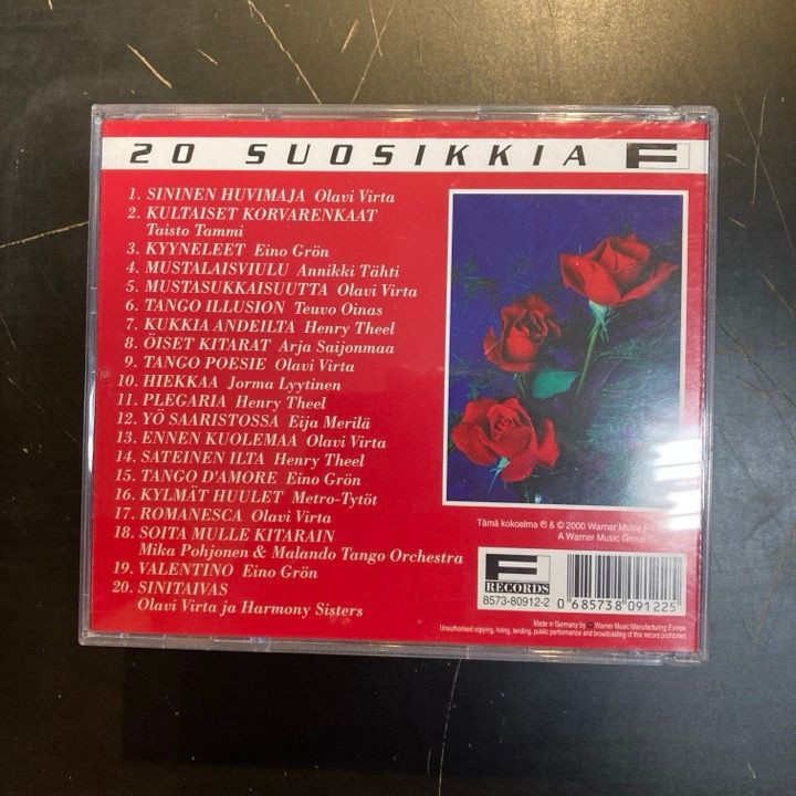 V/A - 20 suosikkia (Kansainväliset tangot 1) CD (VG+/M-)