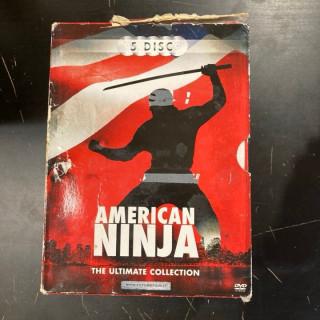 American Ninja - The Ultimate Collection 5DVD (G-VG+/G) -toiminta-