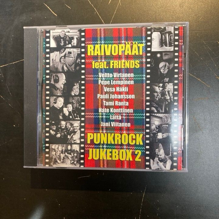 Raivopäät Feat. Friends - Punkrock Jukebox 2 CD (M-/M-) -punk rock-