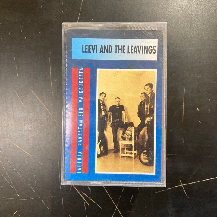 Leevi And The Leavings - Lauluja rakastamisen vaikeudesta C-kasetti (VG+/VG+) -pop rock-