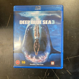 Deep Blue Sea 3 Blu-ray (M-/M-) -kauhu/sci-fi-