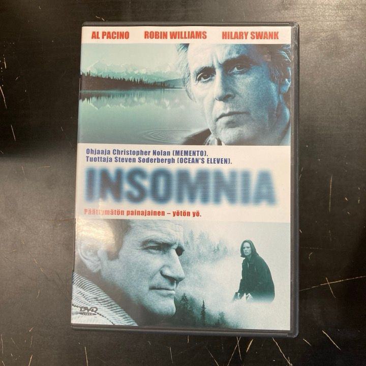 Insomnia (2002) DVD (VG+/M-) -jännitys-