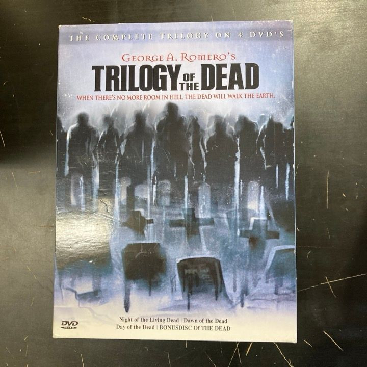 Trilogy Of The Dead 4DVD (VG-VG+/VG+) -kauhu-