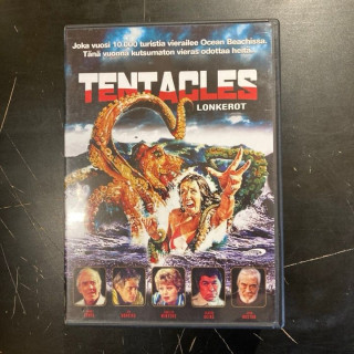 Tentacles - lonkerot DVD (VG/M-) -kauhu-