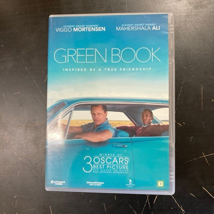 Green Book DVD (VG+/M-) -draama/komedia-