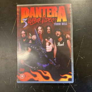 Pantera - 3 Vulgar Videos From Hell 2DVD (M-/M-) -groove metal-