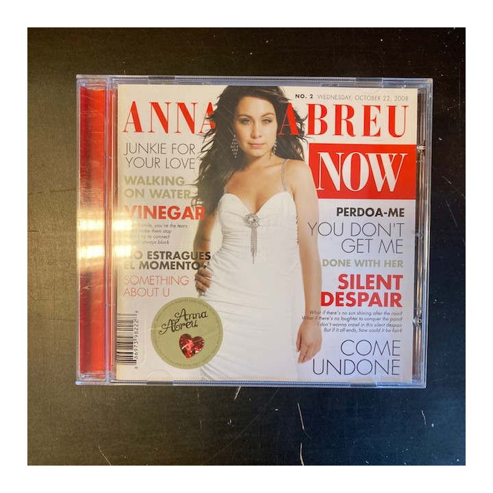 Anna Abreu - Now CD (VG+/M-) -pop-
