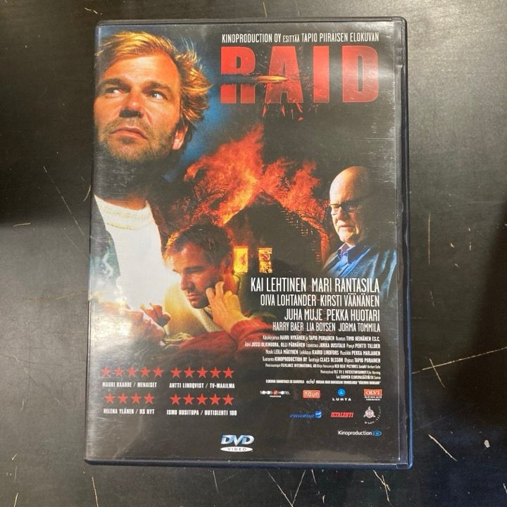 Raid DVD (M-/M-) -toiminta-