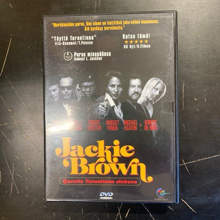 Jackie Brown DVD (VG+/VG+) -toiminta-