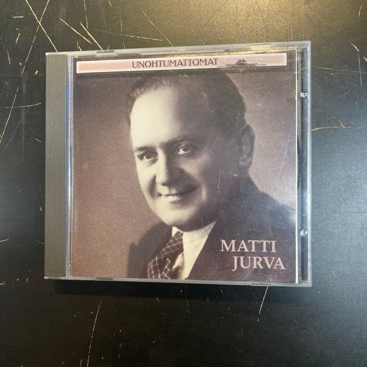 Matti Jurva - Unohtumattomat CD (VG+/VG+) -iskelmä-