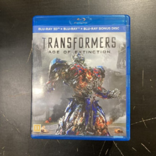 Transformers - Tuhon aikakausi Blu-ray 3D+Blu-ray (M-/M-) -toiminta/sci-fi-