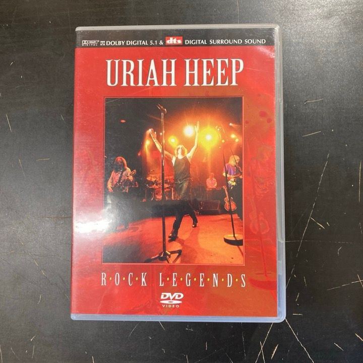 Uriah Heep - Rock Legends DVD (VG+/M-) -hard rock-