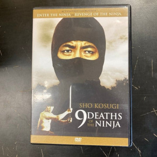 9 Deaths Of The Ninja DVD (VG/M-) -toiminta-