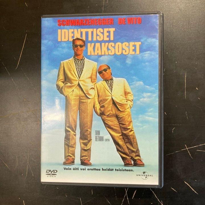 Identtiset kaksoset DVD (VG+/VG+) -komedia-