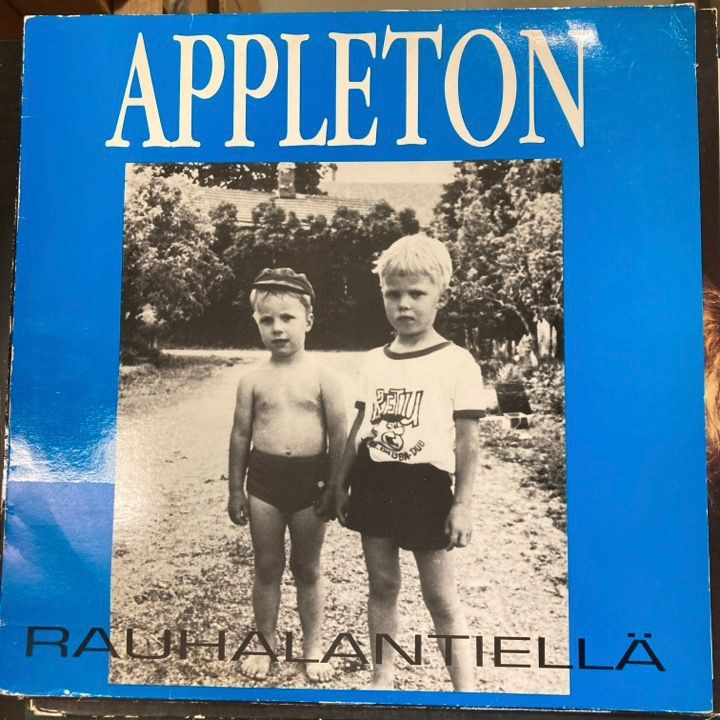 Appleton - Rauhalantiellä (FIN/1990) LP (VG+/VG+) -pop rock-