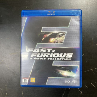 Fast & Furious - 7-Movie Collection Blu-ray (M-/M-) -toiminta-