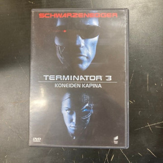 Terminator 3 - koneiden kapina DVD (VG+/M-) -toiminta/sci-fi-