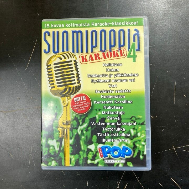 Suomipoppia Karaoke 4 DVD (VG+/M-) -karaoke-