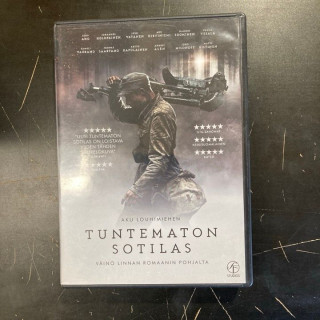 Tuntematon sotilas (2017) DVD (VG+/M-) -sota/draama-