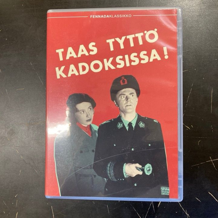 Taas tyttö kadoksissa! DVD (VG+/M-) -komedia/jännitys-