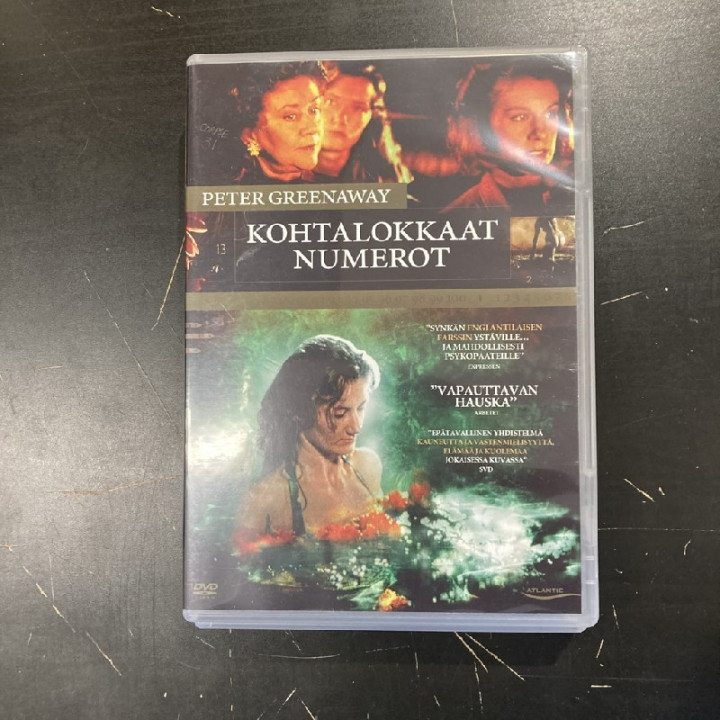 Kohtalokkaat numerot DVD (VG+/M-) -komedia/draama-