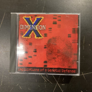 Dimension X - Implications Of A Genetic Defense CD (VG/VG+) -prog metal-