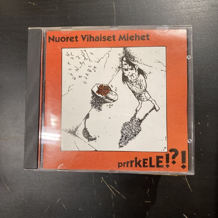 Nuoret Vihaiset Miehet - Prrrkele!?! CDEP (VG+/M-) -punk rock-