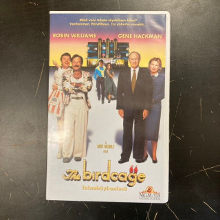 Birdcage - lainahöyhenissä VHS (VG+/M-) -komedia-