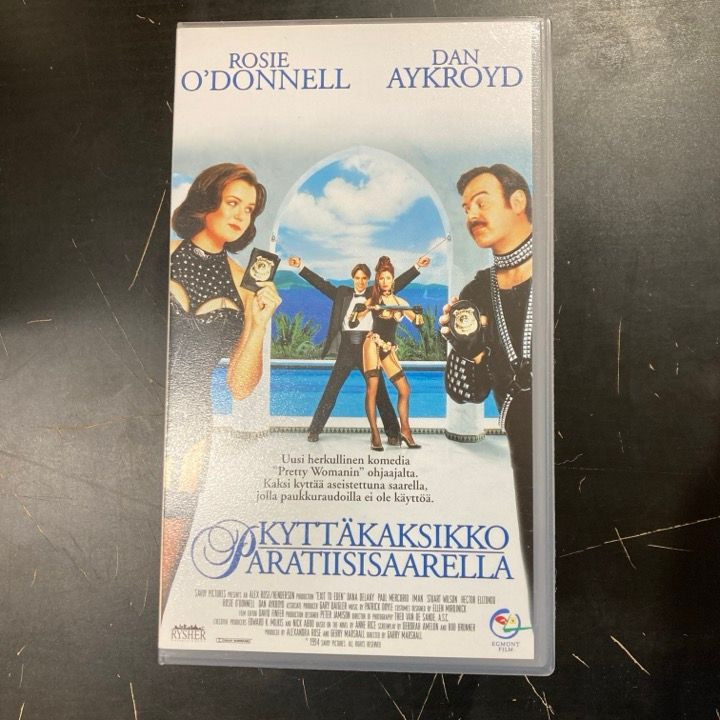 Kyttäkaksikko paratiisisaarella VHS (VG+/M-) -komedia-