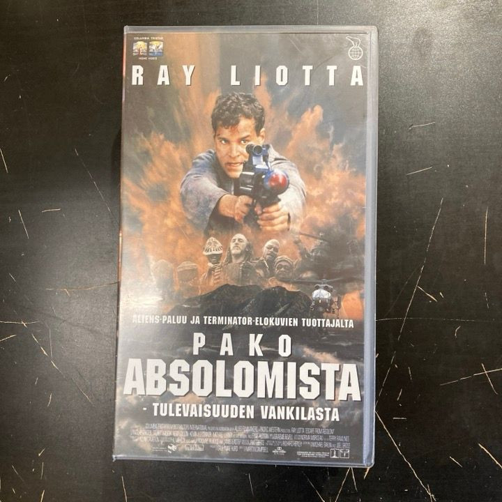 Pako Absolomista VHS (VG+/M-) -toiminta/sci-fi-