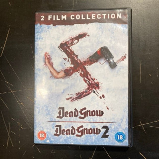 Dead Snow 1-2 2DVD (VG/M-) -kauhu/komedia- (ei suomenkielistä tekstitystä/englanninkielinen tekstitys)