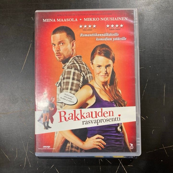 Rakkauden rasvaprosentti DVD (VG+/M-) -komedia-