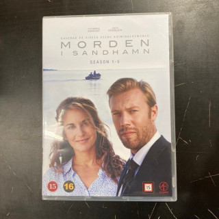 Murha Sandhamnissa - kaudet 1-5 5DVD (VG/M-) -tv-sarja-