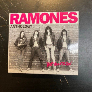 Ramones - Anthology (Hey Ho Let's Go!) 2CD+Kirja (VG/VG+) -punk rock-