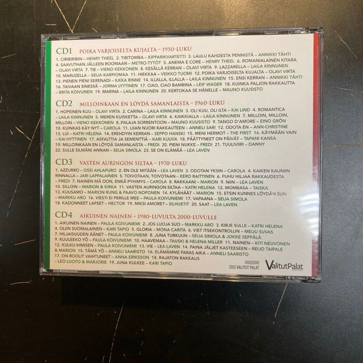 V/A - Ikivihreät italialaisiskelmät 4CD (VG+-M-/M-)