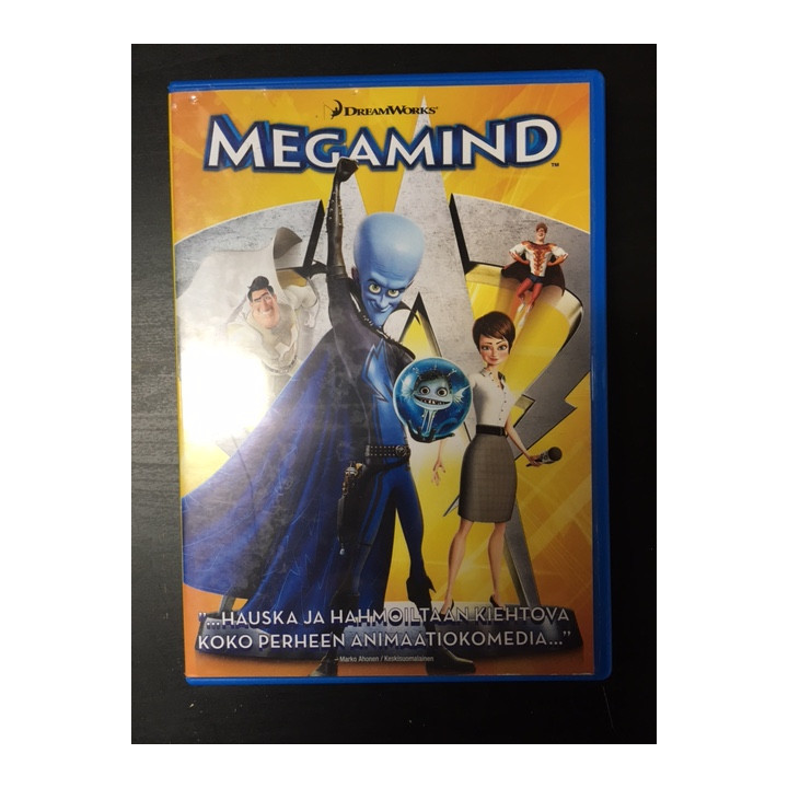 Megamind DVD (VG+/M-) -animaatio-
