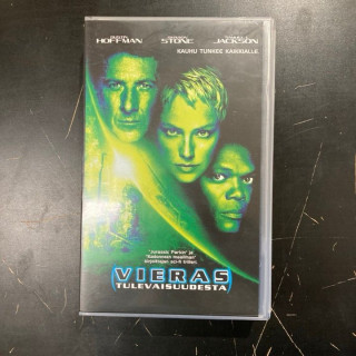 Vieras tulevaisuudesta VHS (VG+/M-) -kauhu/sci-fi-