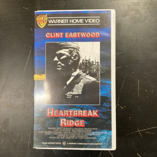 Heartbreak Ridge VHS (VG+/M-) -toiminta-