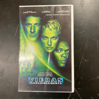 Vieras tulevaisuudesta VHS (VG+/VG+) -kauhu/sci-fi-