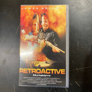 Retroactive - murhakierre VHS (VG+/M-) -jännitys/sci-fi-